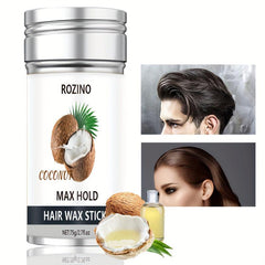Coconut Hair Wax Stick Anti-frizz Hair Styling Wax Bar