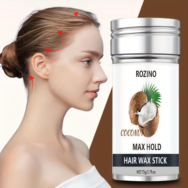 Coconut Hair Wax Stick Anti-frizz Hair Styling Wax Bar