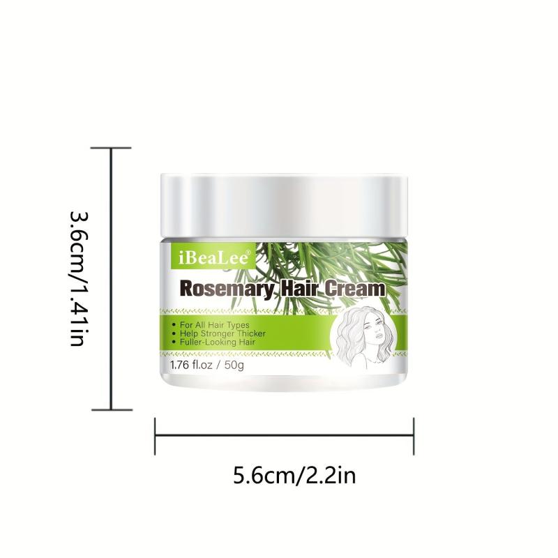 Rosemary Hair Cream for All Hair Types - Repairs, Strengthens, Thickens