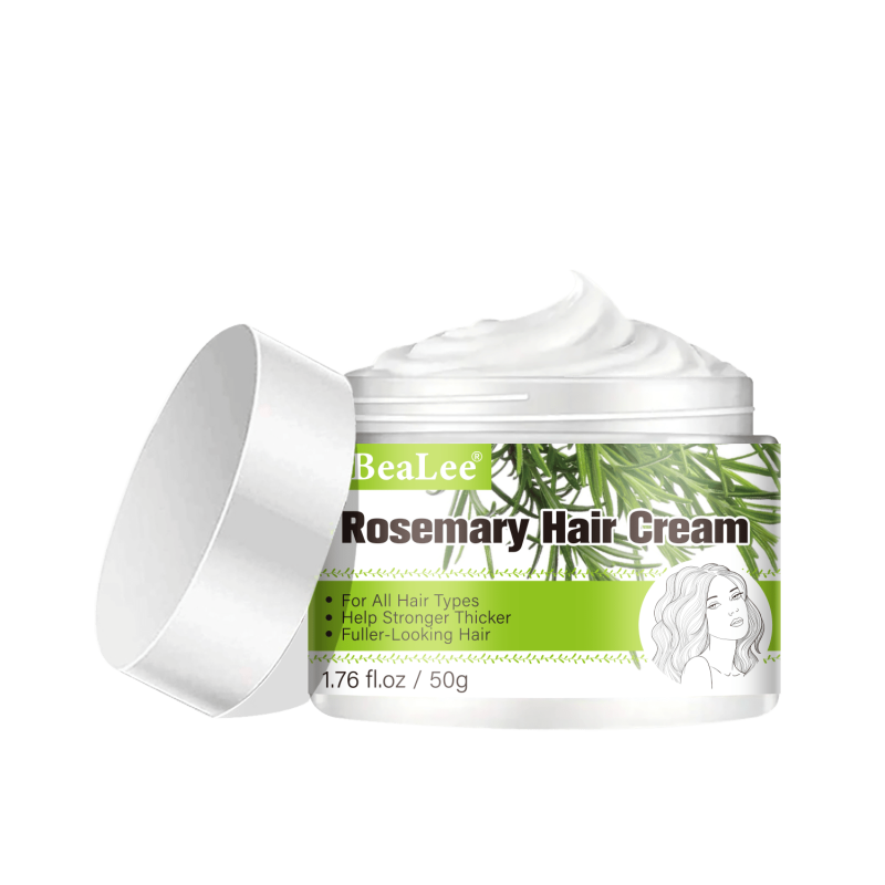 Rosemary Hair Cream for All Hair Types - Repairs, Strengthens, Thickens