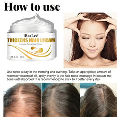 Hair Thickening Cream with Biotin & Vitamin for Fuller Hair