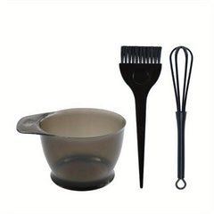 3pcs Hair Dye Brush Bowl Set Hairdressing Accessories