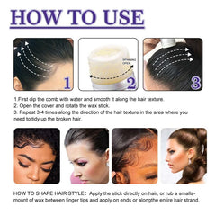 Hair Wax Sticks Non Greasy Hair Wax Sticks Styling Broken Hair Finishing Cream
