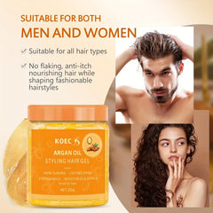Argan Styling Hair Gel for Tight Curls & Braids