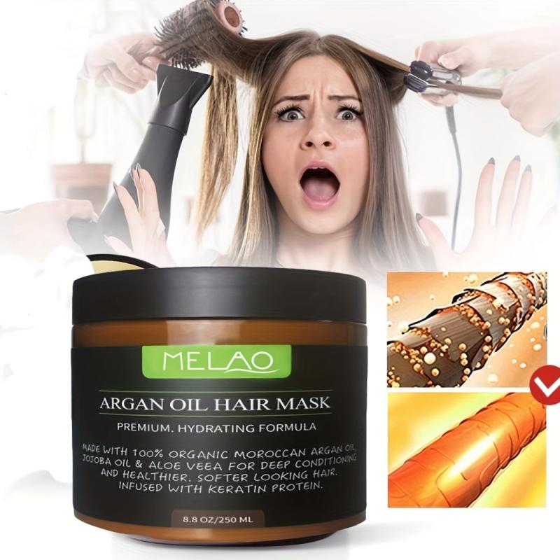 250ml Argan Keratin Hair Mask Deep Conditioning