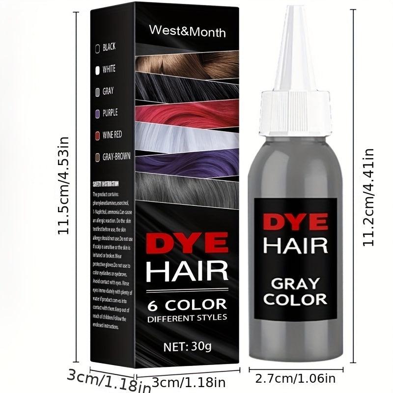 Temporary Halloween Hair Coloring Cream - Botanical Dye for Party Role-Playing