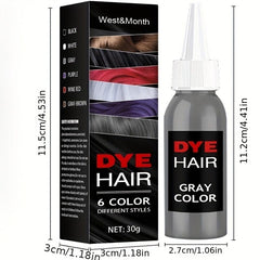 Temporary Halloween Hair Coloring Cream - Botanical Dye for Party Role-Playing