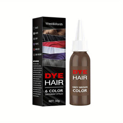 Temporary Halloween Hair Coloring Cream - Botanical Dye for Party Role-Playing