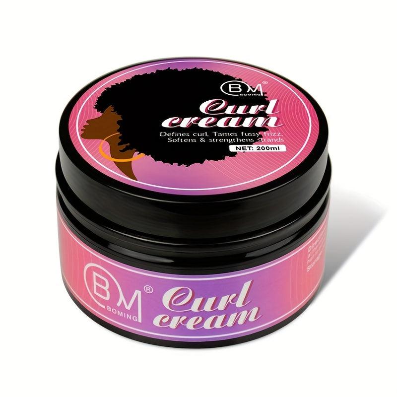 200ml Curl Cream Hair Styling Cream Defines Curl Tame Fussy Frizz Softens
