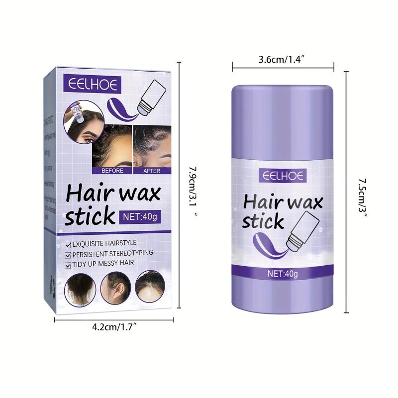 40g Strong Hold Hair Wax Rod for Easy Styling Neat Finish Light Scent