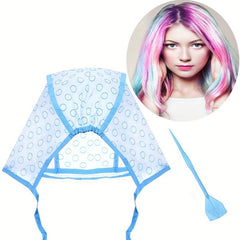 Salon Hair Highlighting Cap with Hooks Hair Coloring Dye Cap Kit