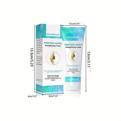 Protein Hair Straightener Cream Long Lasting Styling Cream