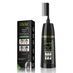 Gray Hair Shampoo Comb - Semi-Permanent Hair Dye for Men and Women
