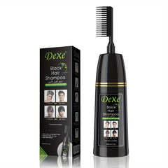 Gray Hair Shampoo Comb - Semi-Permanent Hair Dye for Men and Women