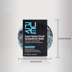 Detox Charcoal Shampoo Soap Bar for Gray Hair