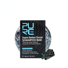 Gray Hair Dye Shampoo Charcoal Clean Soap Bar