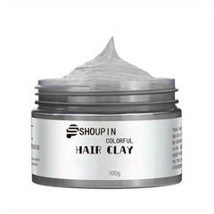Halloween Hair Wax Temporary Hair Dye Cream DIY Disposable Hair Styling Clay