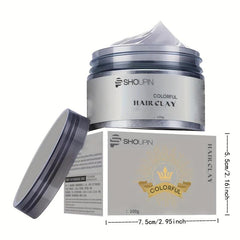 Halloween Hair Wax Temporary Hair Dye Cream DIY Disposable Hair Styling Clay