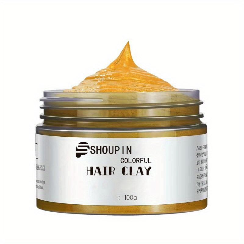 Halloween Hair Wax Temporary Hair Dye Cream DIY Disposable Hair Styling Clay