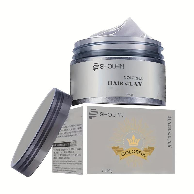 Halloween Hair Wax Temporary Hair Dye Cream DIY Disposable Hair Styling Clay