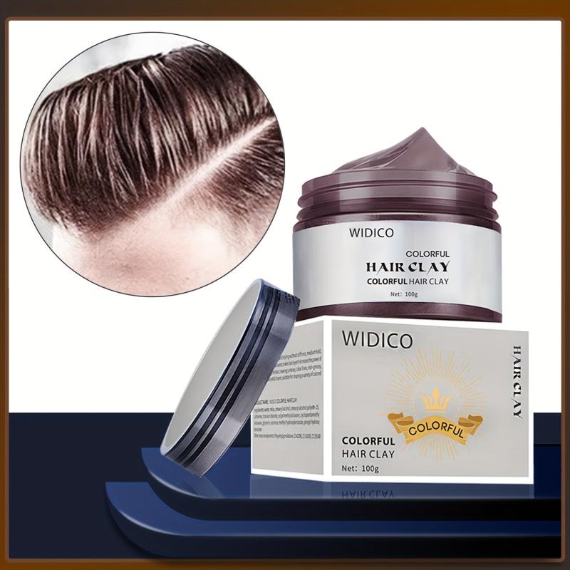 Temporary Hair Dye Wax Cream for Instant Hairstyle - Y2K Halloween Christmas Mud