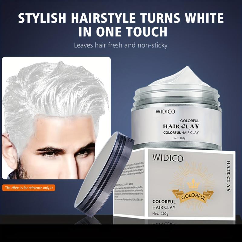 Temporary Hair Dye Wax Cream for Instant Hairstyle - Y2K Halloween Christmas Mud