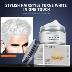 Temporary Hair Dye Wax Cream for Instant Hairstyle - Y2K Halloween Christmas Mud