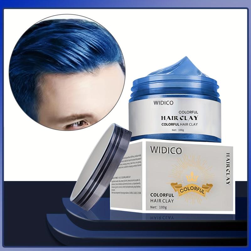 Temporary Hair Dye Wax Cream for Instant Hairstyle - Y2K Halloween Christmas Mud