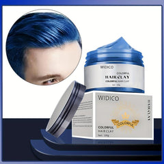 Temporary Hair Dye Wax Cream for Instant Hairstyle - Y2K Halloween Christmas Mud