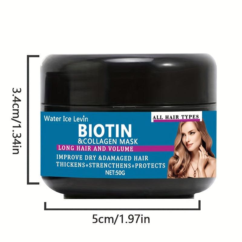 Biotin & Collagen Mask for All Hair Types - Improve Dry Damaged Hair