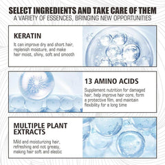 Keratin Repair Hair Mask Steam Repair Silky Perm Hair Care Cream