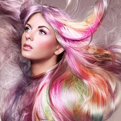 Hair Chalk Comb Makeup Kit - Washable Hair Dye - Kids Ages 6-11