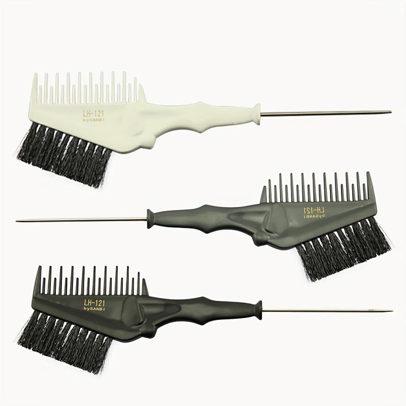 Double Sided Hair Dye Comb Long Tail Brush Highlighting Comb