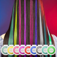 9 Colors Washable Hair Dye Chalk for Halloween Cosplay and Birthdays