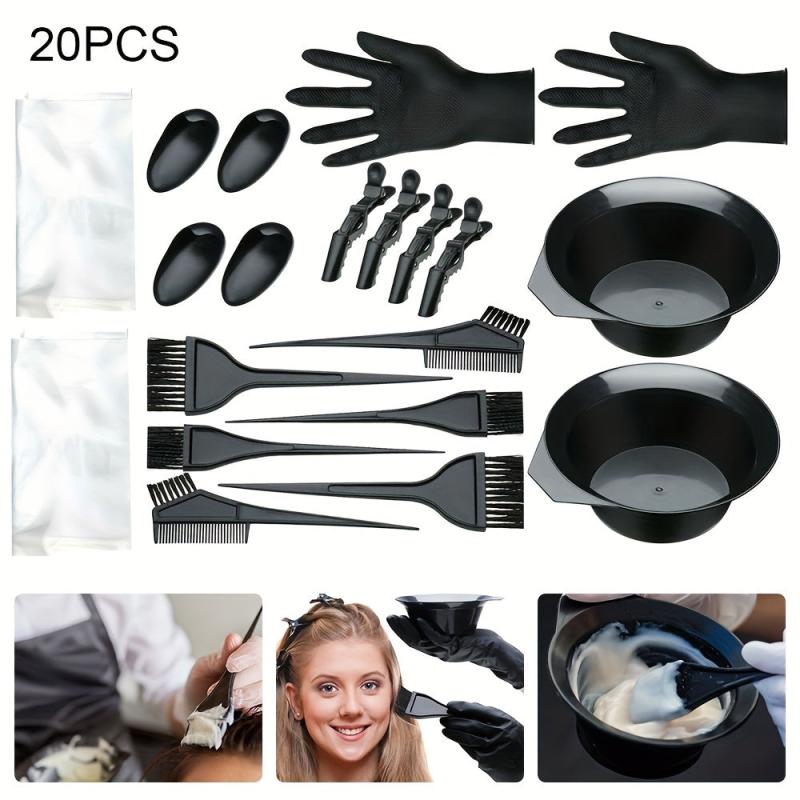 20pcs Hair Dyeing Kit Professional Hair Coloring Kit Complete