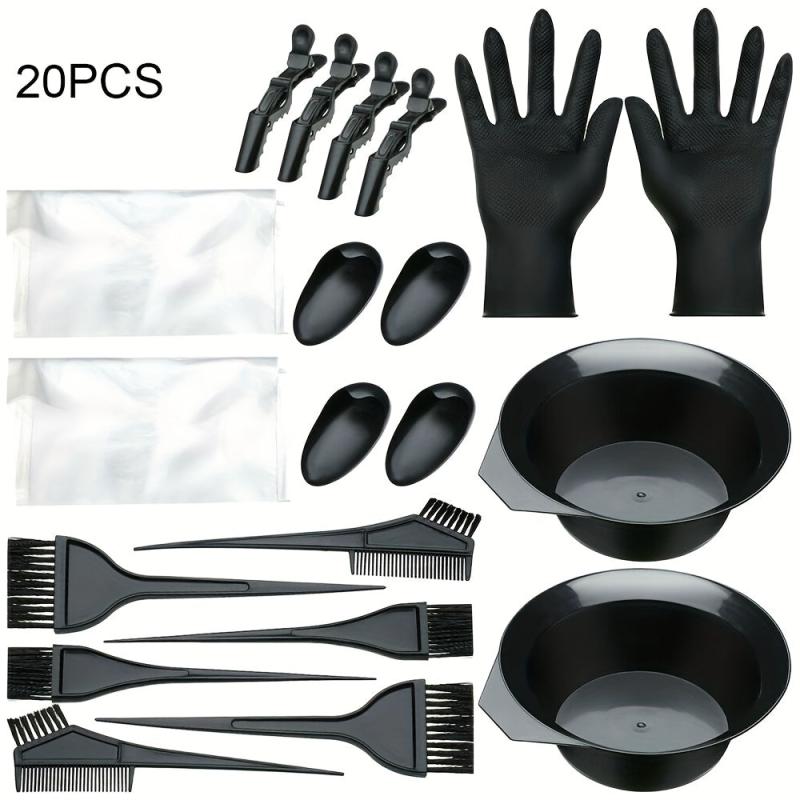 20pcs Hair Dyeing Kit Professional Hair Coloring Kit Complete
