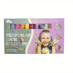 Temporary Highlight Hair Crayons Party Makeup Water Soluble