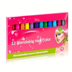 Temporary Highlight Hair Crayons Party Makeup Water Soluble