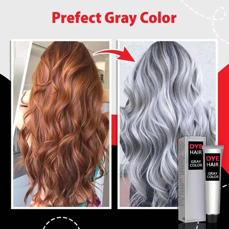 Granny Grey Hair Dye Cream for All Hair Types