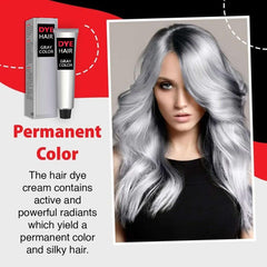 Granny Grey Hair Dye Cream for All Hair Types