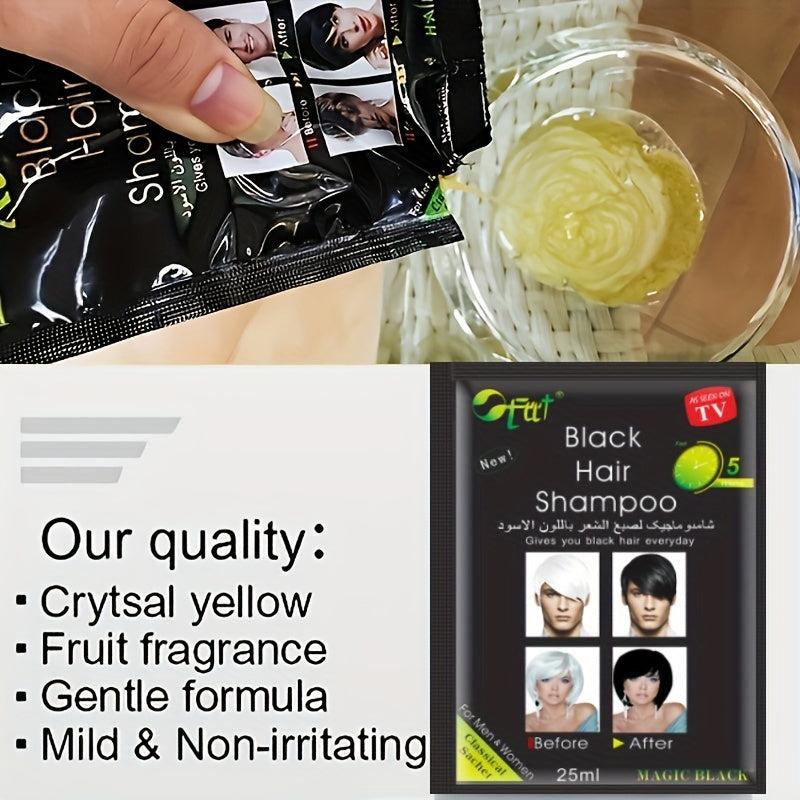Natural Hair Dye Shampoo Semi Permanent Hair Cream 10pcs