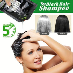 Natural Hair Dye Shampoo Semi Permanent Hair Cream 10pcs