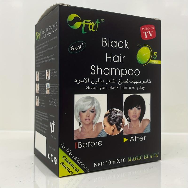 Natural Hair Dye Shampoo Semi Permanent Hair Cream 10pcs