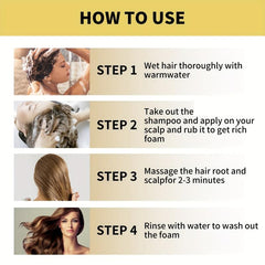 Ginger Hair Shampoo Natural Hair Care Conditioner Fluffy Hair Shampoo