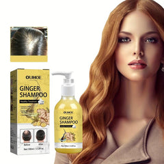 Ginger Hair Shampoo Natural Hair Care Conditioner Fluffy Hair Shampoo