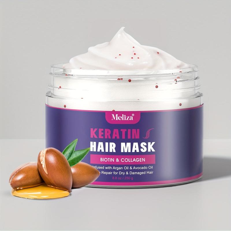 Keratin Biotin Collagen Hair Mask Deep Conditioning for Dry & Damaged Hair