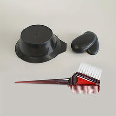 Professional Hair Dyeing Kit Set with Brush, Bowl, Earmuff, Clips, Cape