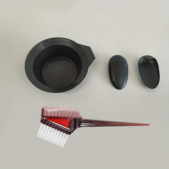 Professional Hair Dyeing Kit Set with Brush, Bowl, Earmuff, Clips, Cape