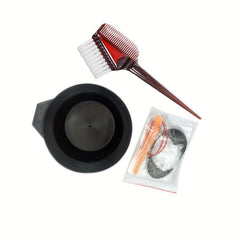 Professional Hair Dyeing Kit Set with Brush, Bowl, Earmuff, Clips, Cape