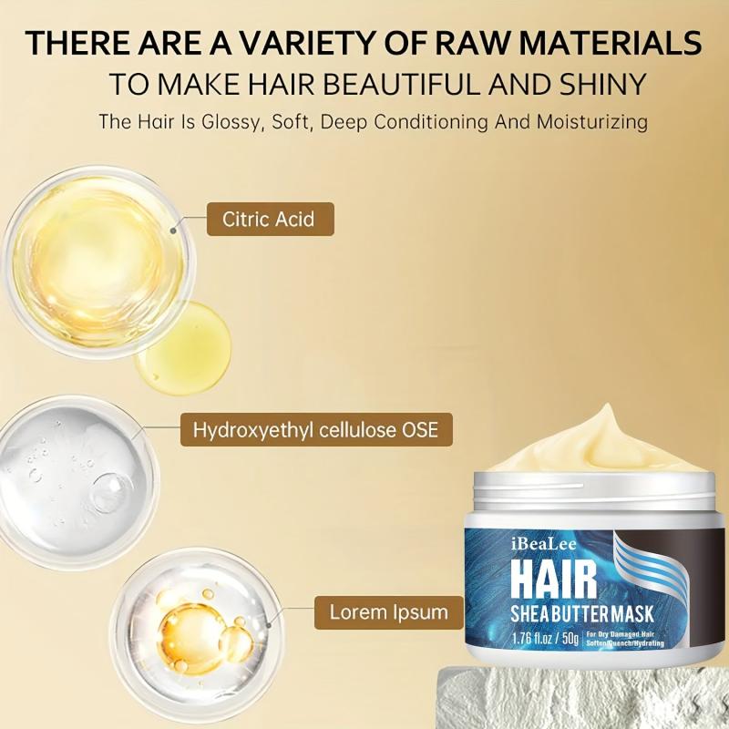 Hair Shea Butter Mask Deep Conditioner for Dry Damaged Hair